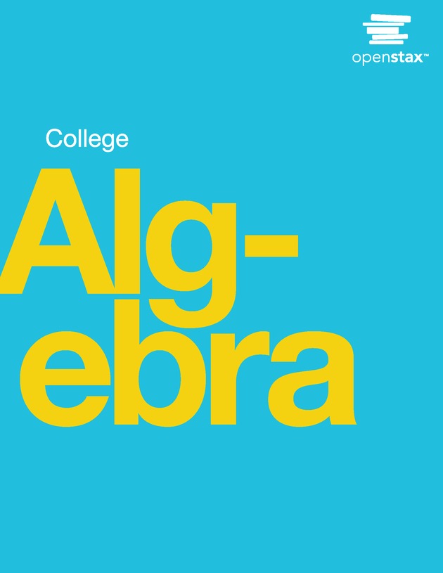 College Algebra - Front Matter 1