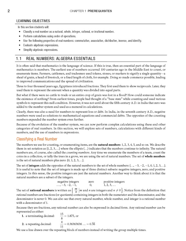 College Algebra - Page 2