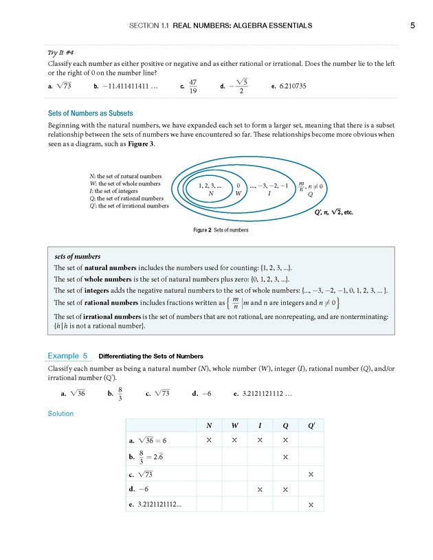 College Algebra - Page 5