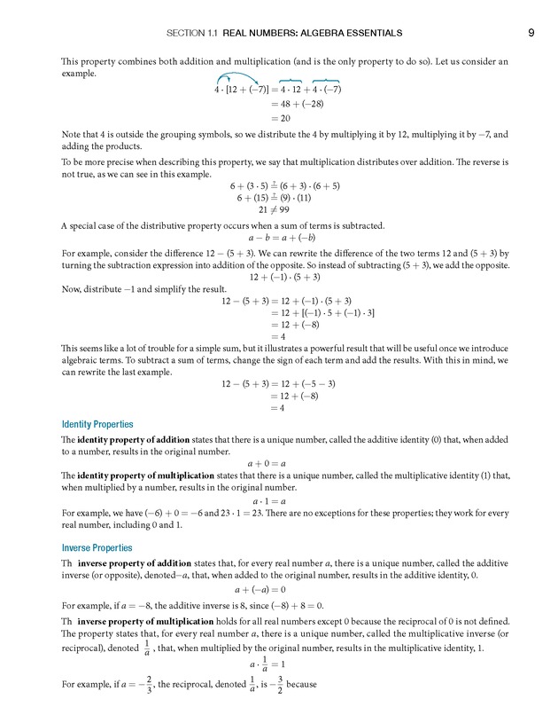College Algebra - Page 9