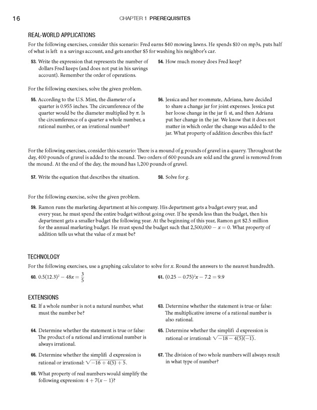College Algebra - Page 16