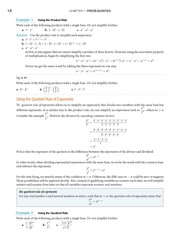 College Algebra - Page 18