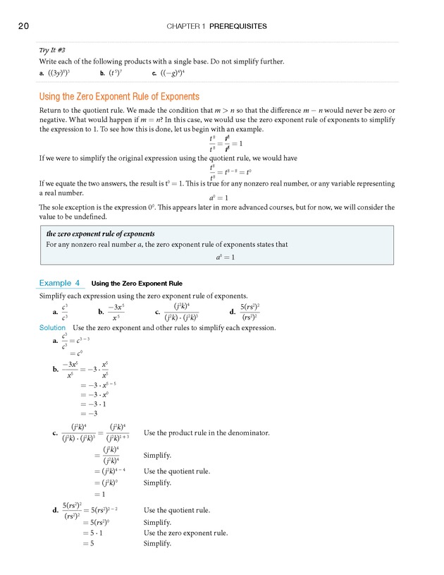College Algebra - Page 20