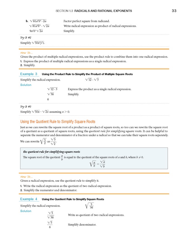 College Algebra - Page 33