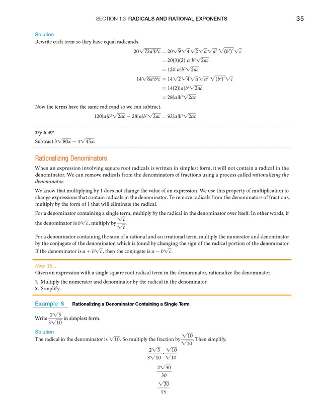 College Algebra - Page 35