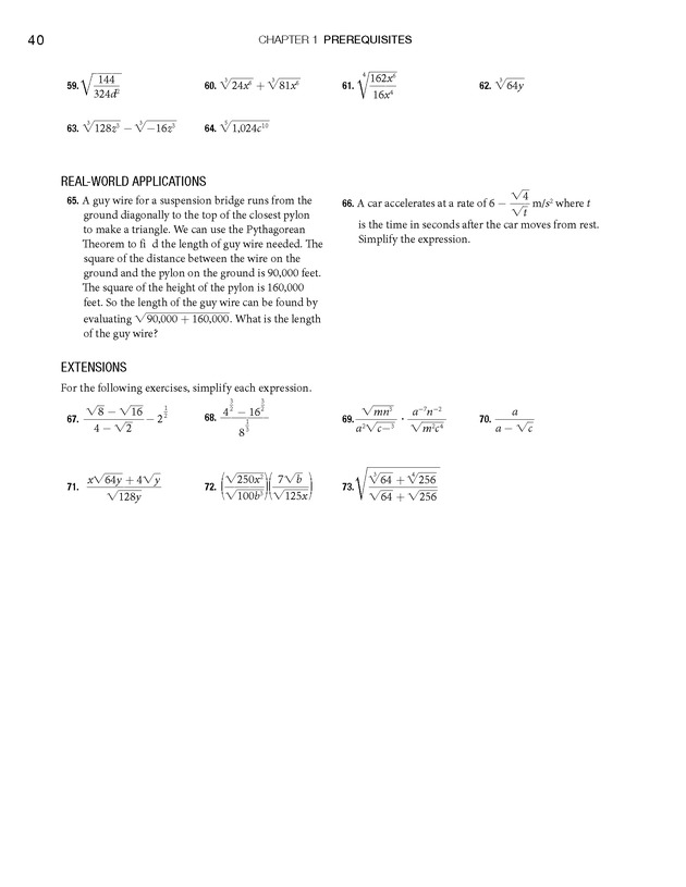 College Algebra - Page 40