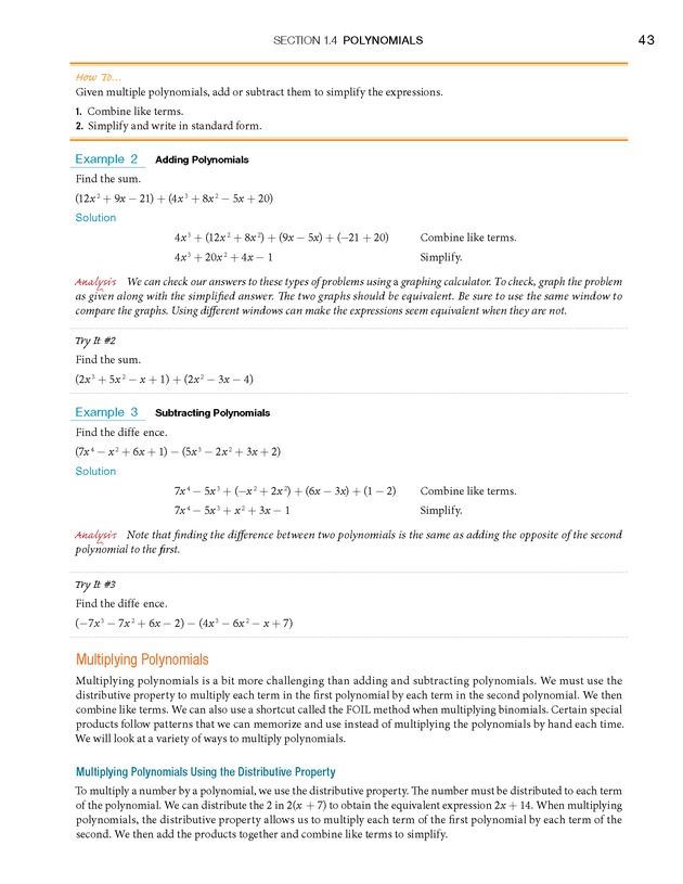 College Algebra - Page 43