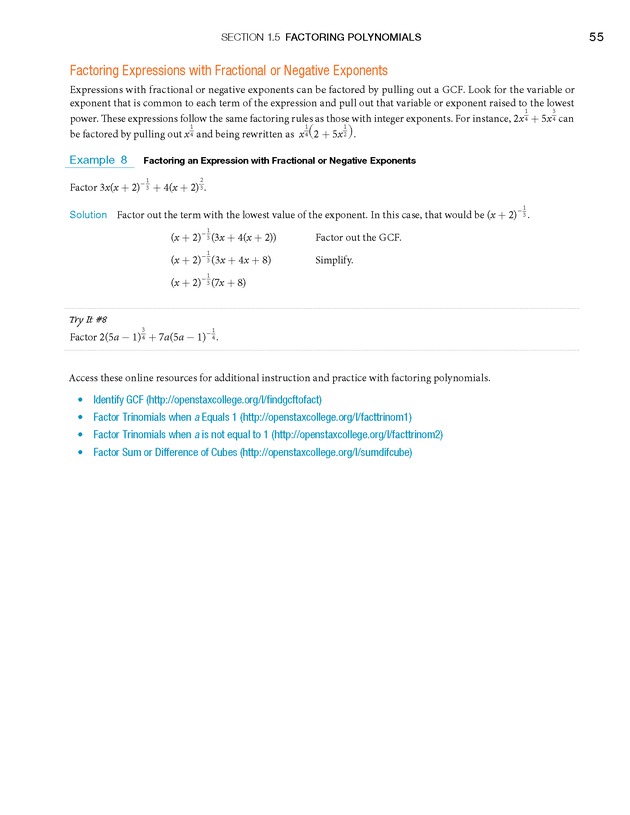 College Algebra - Page 55