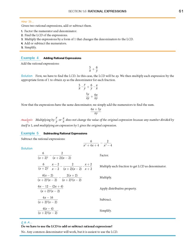 College Algebra - Page 61