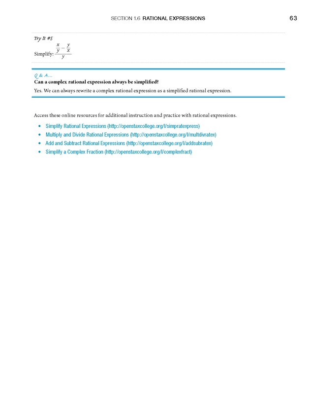 College Algebra - Page 63