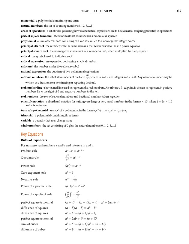 College Algebra - Page 67