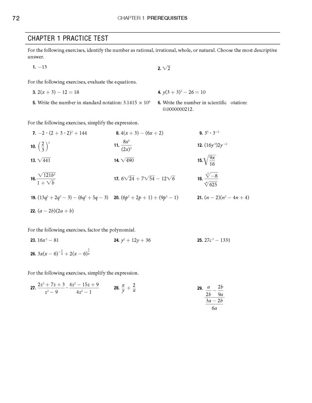 College Algebra - Page 72