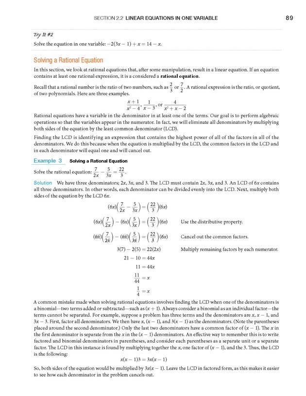 College Algebra - Page 89