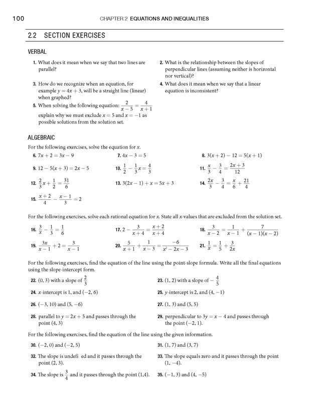 College Algebra - Page 100
