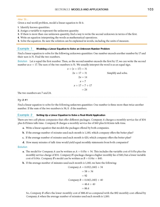 College Algebra - Page 103