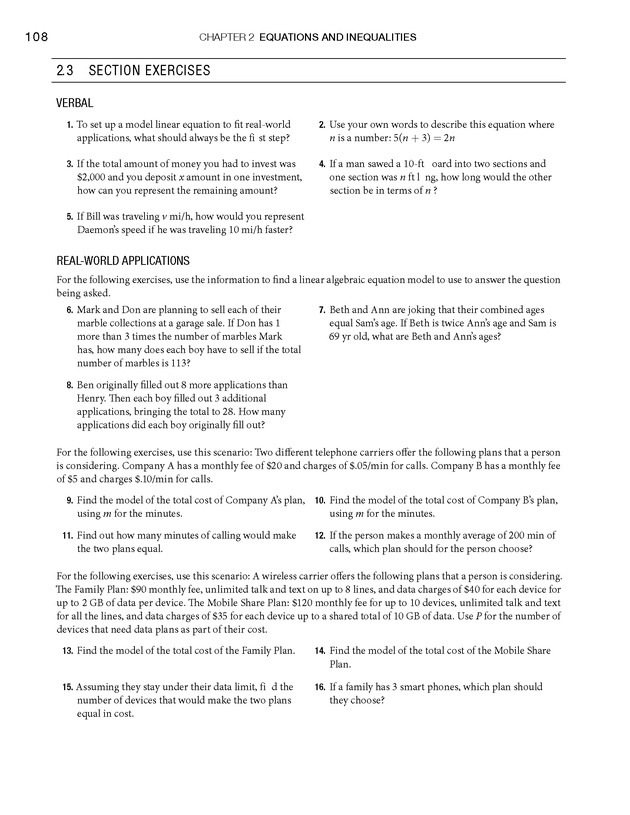 College Algebra - Page 108