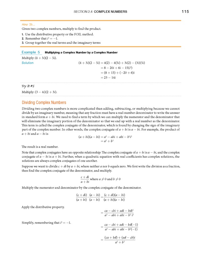 College Algebra - Page 115