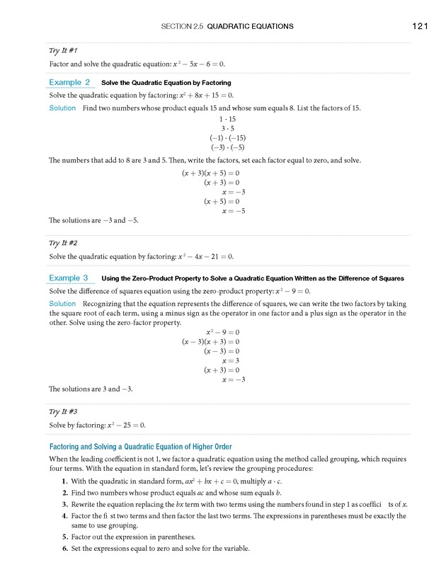College Algebra - Page 121