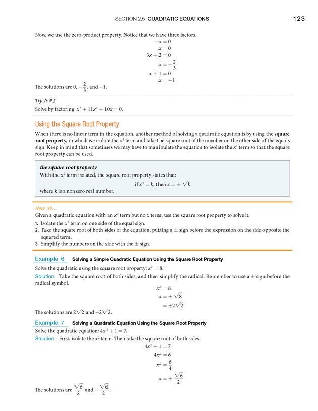 College Algebra - Page 123