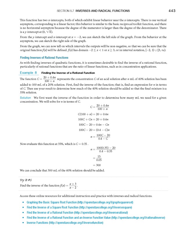 College Algebra - Page 443