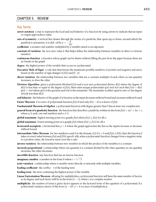 College Algebra - Page 453