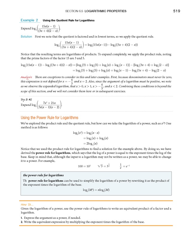 College Algebra - Page 519