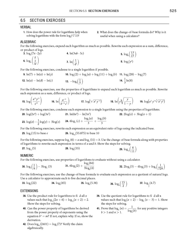 College Algebra - Page 525