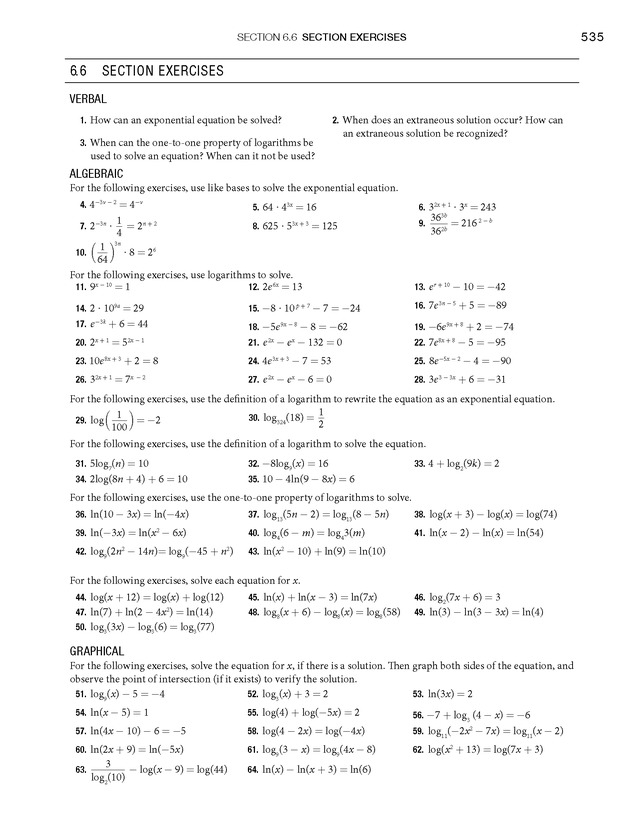 College Algebra - Page 535