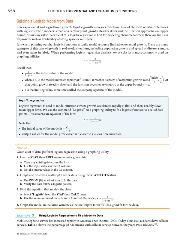 College Algebra - Page 558