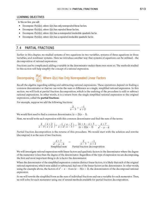 College Algebra - Page 613
