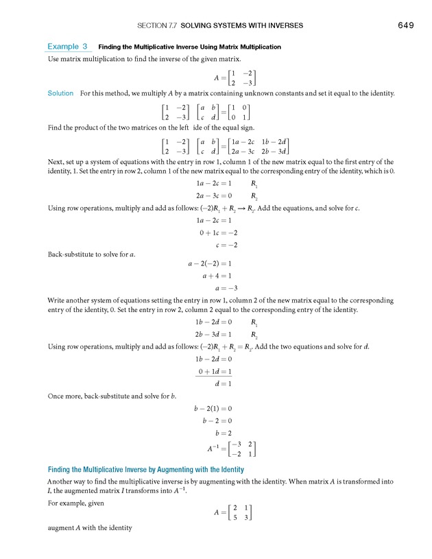 College Algebra - Page 649