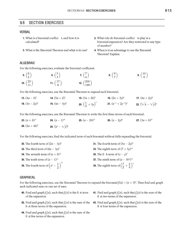 College Algebra - Page 815