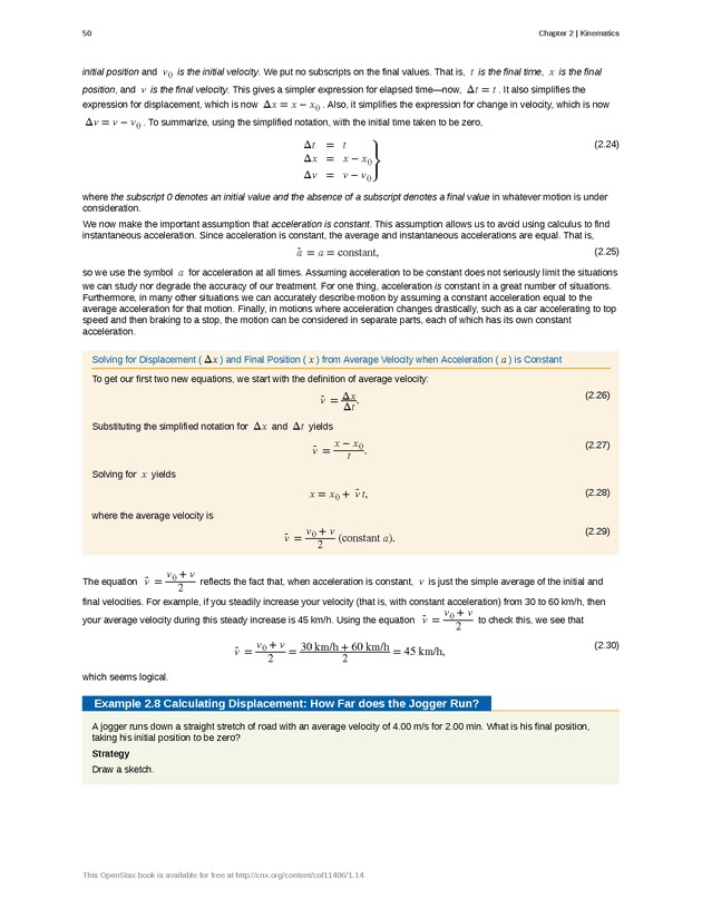 College Physics (Algebra) - New Page