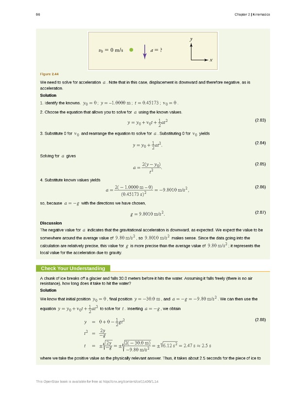 College Physics (Algebra) - New Page