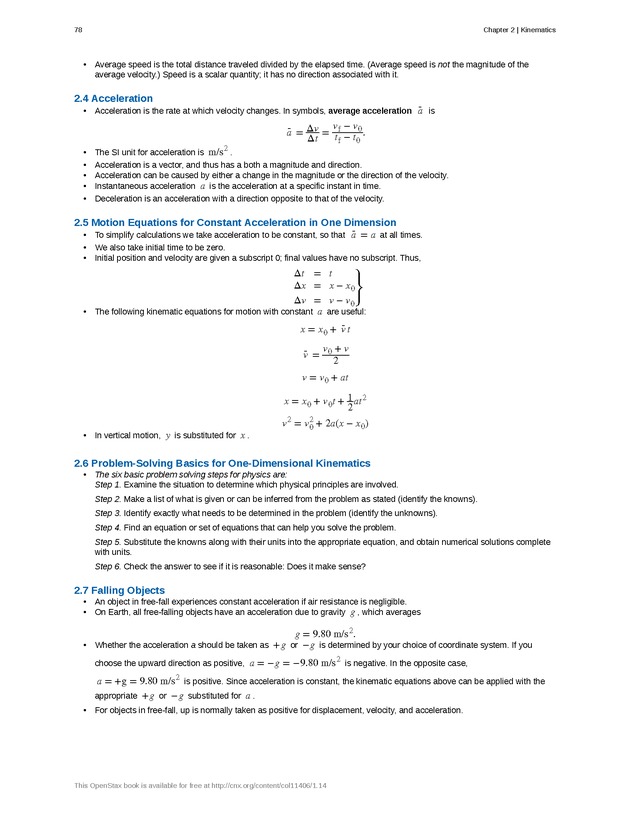 College Physics (Algebra) - New Page
