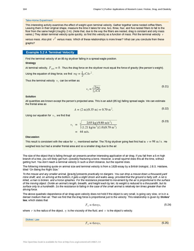College Physics (Algebra) - New Page