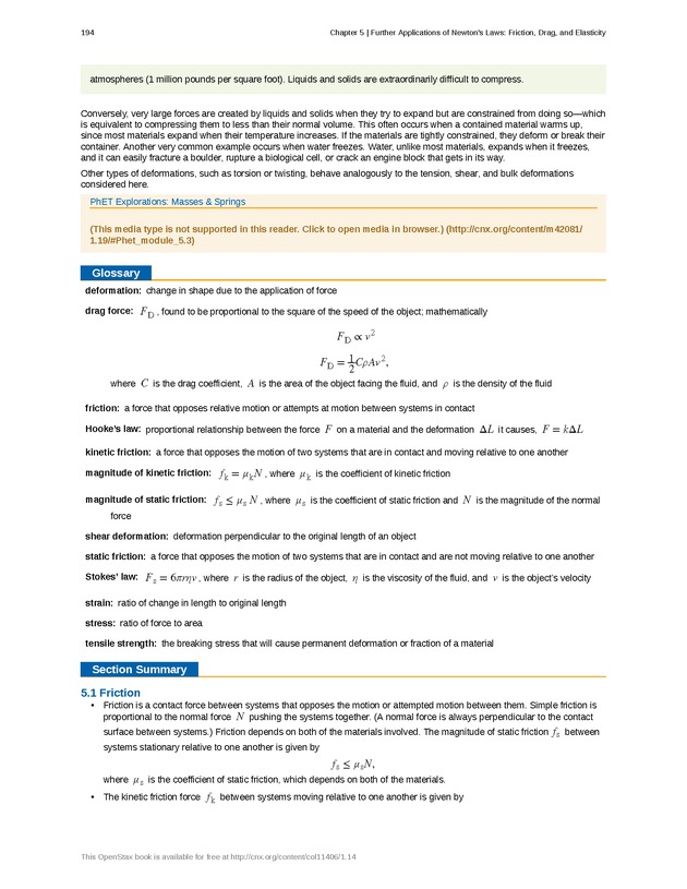 College Physics (Algebra) - New Page