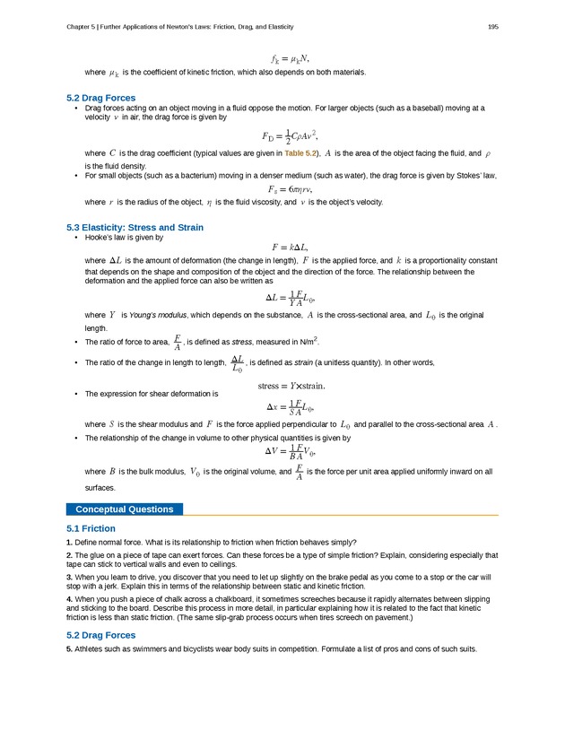 College Physics (Algebra) - New Page