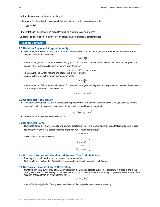 College Physics (Algebra) - New Page