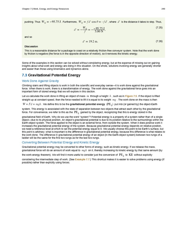 College Physics (Algebra) - New Page
