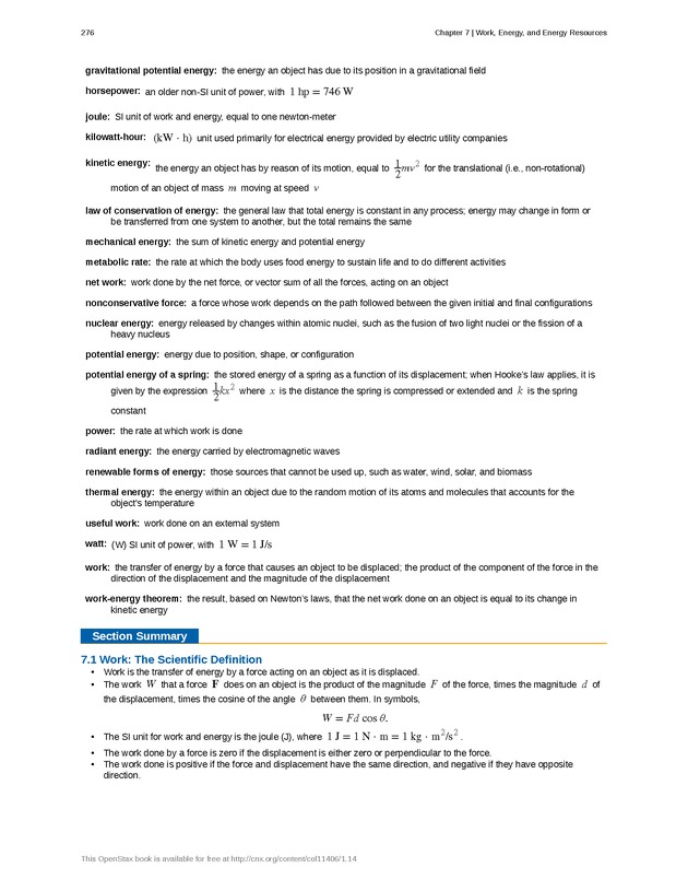 College Physics (Algebra) - New Page