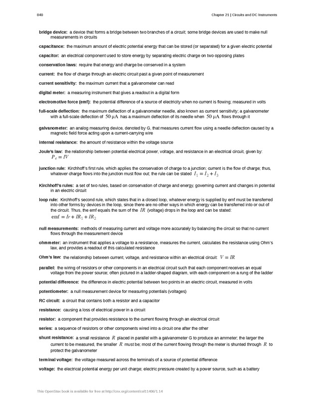 College Physics (Algebra) - New Page