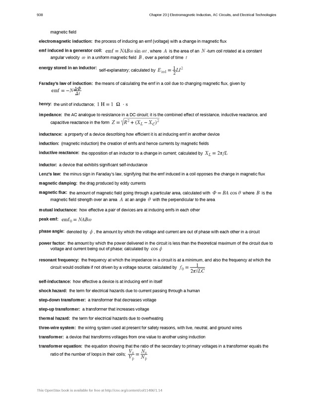 College Physics (Algebra) - Preface 1451