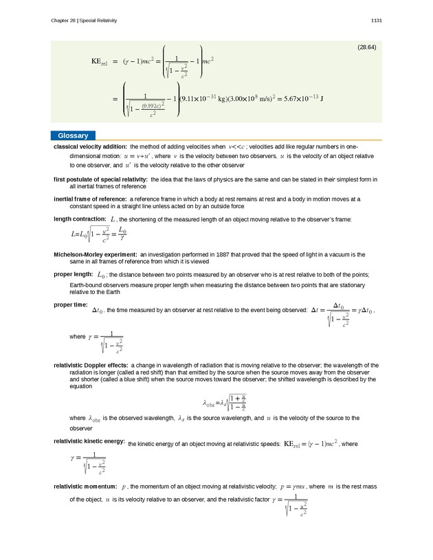 College Physics (Algebra) - Preface 1580