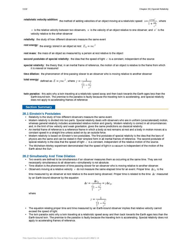College Physics (Algebra) - Preface 1581