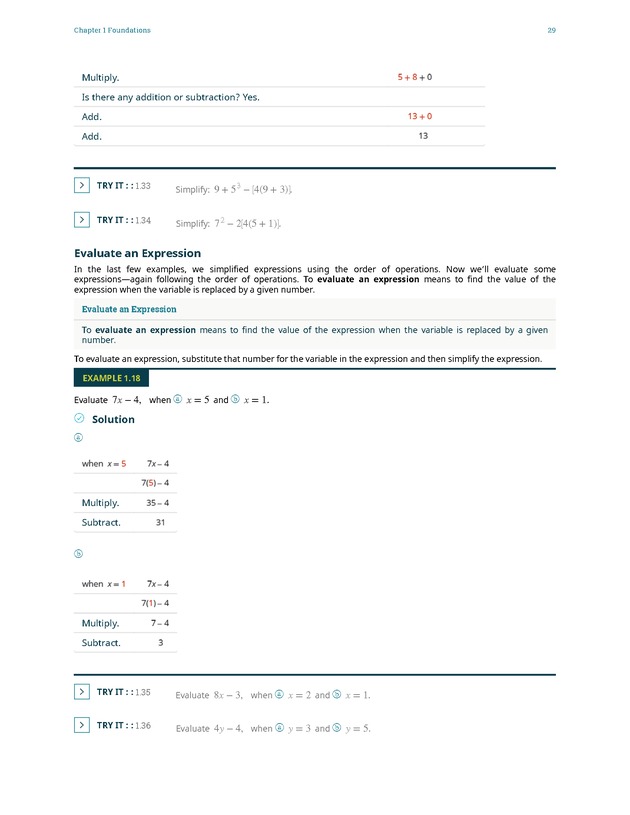 Elementary Algebra - 
