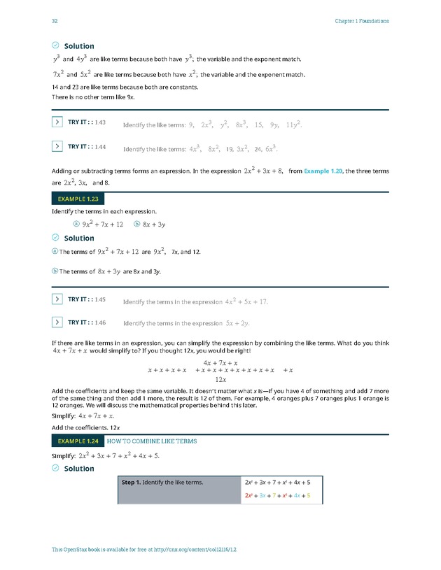Elementary Algebra - 