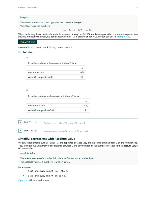 Elementary Algebra - 