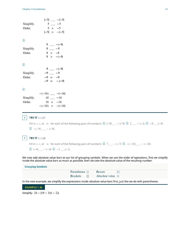 Elementary Algebra - 