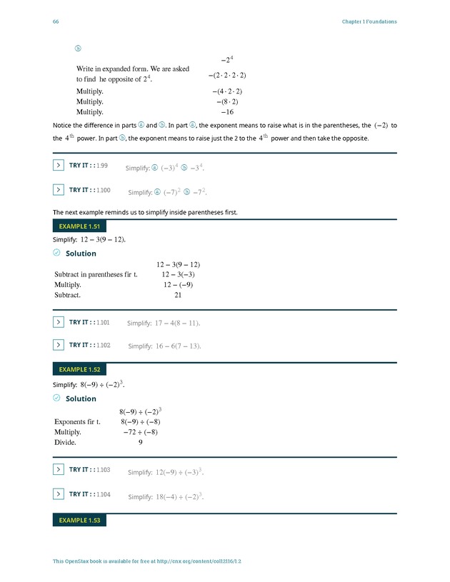 Elementary Algebra - 